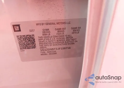 2018 Chevrolet Malibu Lt from USA, damaged, VIN 1G1ZD5ST3JF159716